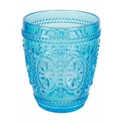 Viadurini Kitchen Gläser Set-12 Wassergläser 300 ml aus Glas in 4 verschiedenen Blautönen - Kometen