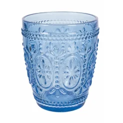 Viadurini Kitchen Gläser Set-12 Wassergläser 300 ml aus Glas in 4 verschiedenen Blautönen - Kometen