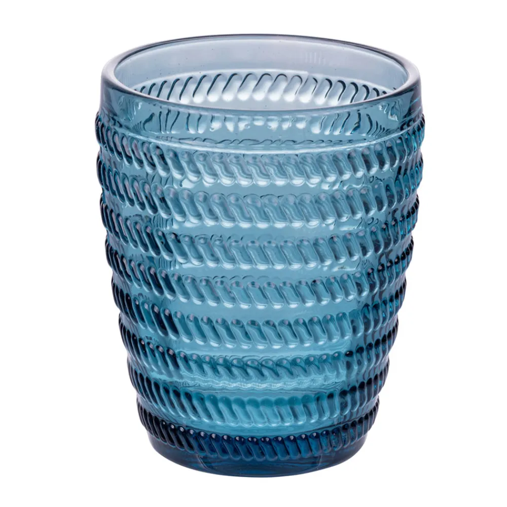 Viadurini Kitchen Gläser Set-12 Wassergläser 350 ml in verschiedenen Farben und Dekorationen - Ozean