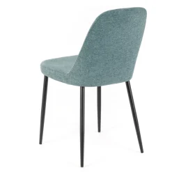 Viadurini Living Moderne Stühle-4 Wohnzimmerstühle aus Stoff in verschiedenen Farben und Metall – Tuberose