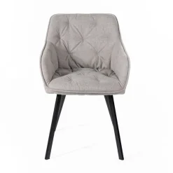 Viadurini Living Moderne Stühle-4 Wohnzimmerstühle mit Stoffsitz und Metallstruktur – Obst