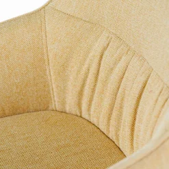 Viadurini Living Moderne Stühle-4 Wohnzimmerstühle mit Stoffsitz und Metallstruktur und -beinen – Kiefer