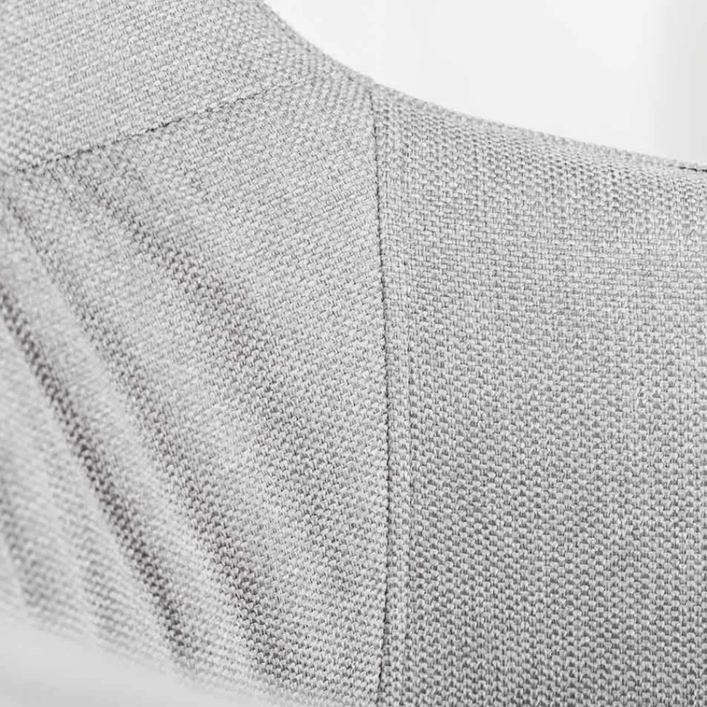 Viadurini Living Moderne Stühle-4 Wohnzimmerstühle mit Stoffsitz und Metallstruktur und -beinen – Kiefer