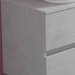 Viadurini Bathroom Badmöbel Hängend-Abgehängte Badezimmermöbel mit ovalem Waschbecken, modernes Design - Cesiro