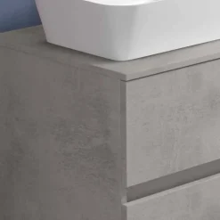 Viadurini Bathroom Badmöbel Hängend-Abgehängter Badezimmerschrank mit rechteckigem Waschtisch, modernes Design - Dumbo