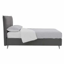 Viadurini Night Design Maßgeschneiderte Möbel|Polsterbetten-Abnehmbarer Doppelbettstoff, Holzfüße Made in Italy - Tampa