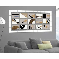 Viadurini Decor Abstrakte Bilder|Handgemalte Bilder-Abstraktes Bild in modernem Design aus MDF Made in Italy Craig