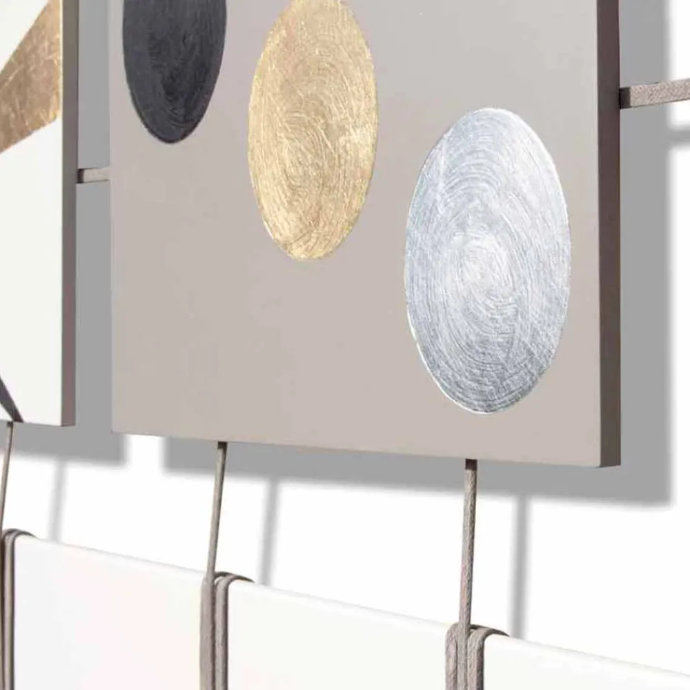 Viadurini Decor Abstrakte Bilder|Handgemalte Bilder-Abstraktes Bild in modernem Design aus MDF Made in Italy Craig