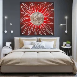 Viadurini Decor Handgemalte Bilder-Abstraktes Design Bild Merano von