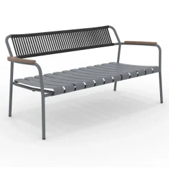 Viadurini in the Garden Gartensofas-Aluminium Gartensofa und Seilrückenlehne - Resplendent