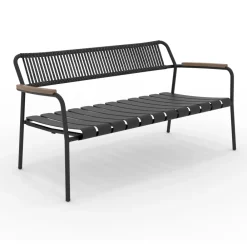 Viadurini in the Garden Gartensofas-Aluminium Gartensofa und Seilrückenlehne - Resplendent