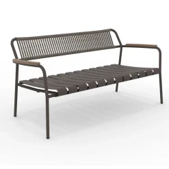 Viadurini in the Garden Gartensofas-Aluminium Gartensofa und Seilrückenlehne - Resplendent