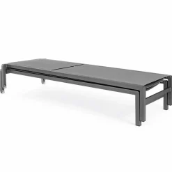 Viadurini in the Garden Sonnenliegen-Aluminium Liegegarten Chaiselongue, Homemotion, 4 Stück - Lester