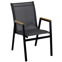 Viadurini in the Garden Metallsessel-Aluminium und Textilene Sessel mit Polywood Armlehnen - Diary