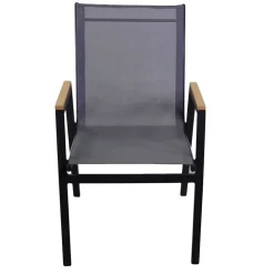 Viadurini in the Garden Metallsessel-Aluminium und Textilene Sessel mit Polywood Armlehnen - Diary