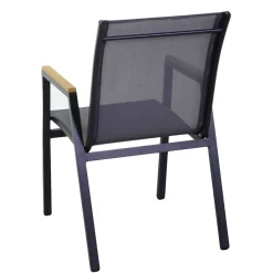 Viadurini in the Garden Metallsessel-Aluminium und Textilene Sessel mit Polywood Armlehnen - Diary