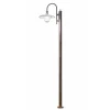 Ferroluce Gartenlampion-Aluminium-Gartenlampe mit 1 oder 2 oder 3 Lichtern Design - Campobasso