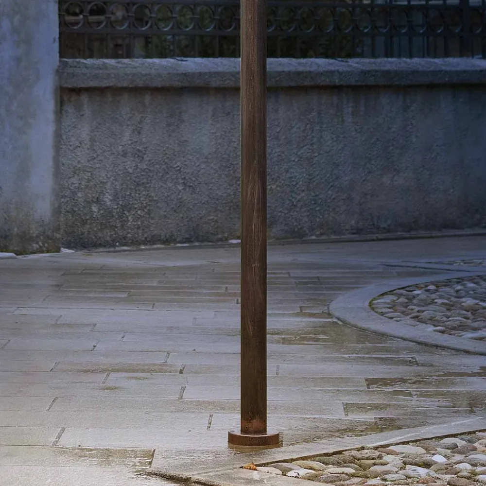 Ferroluce Gartenlampion-Aluminium-Gartenlampe mit 1 oder 2 oder 3 Lichtern Design - Campobasso