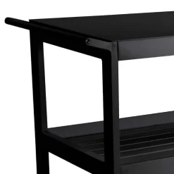 Viadurini in the Garden Gartenideen-Aluminium-Wagen mit verschiedenen Oberflächen mit Rädern und 3 Etagen - Zelt