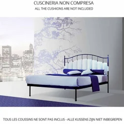 Viadurini Night Design Maßgeschneiderte Möbel|Schmiedeeisen Doppelbetten-Ametista  Doppelbett aus Schmiedeeisen in Design