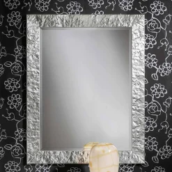 Viadurini Classic Wandspiegel-Antonio Gold / Silber Ayous Holz Wandspiegel von Hand in Italien hergestellt