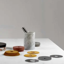 Viadurini Kitchen Küchenzubehör-Aperitif-Zubehör Cocktail-Instrumente aus Marmor, Holz und Stahl - Norman