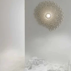 Viadurini Lighting Design Deckenleuchten-Applique Deckenleuchte in Weiß Technopolymer Design 2 Größen - Kathedrale