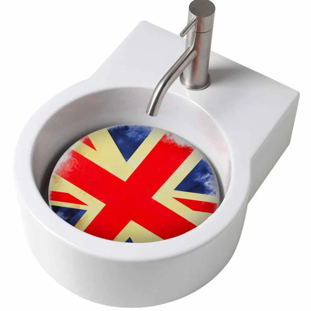 Viadurini Bathroom Keramikwaschbecken-Arbeitsplatte Design Waschbecken / Suspension in Italien Tor gemacht