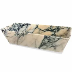 Viadurini Bathroom Steinwaschbecken-Arbeitsplatte Waschbecken im Paonazzo Marmor Quadrat Design Made in Italy - Karpa