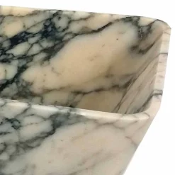 Viadurini Bathroom Steinwaschbecken-Arbeitsplatte Waschbecken im Paonazzo Marmor Quadrat Design Made in Italy - Karpa