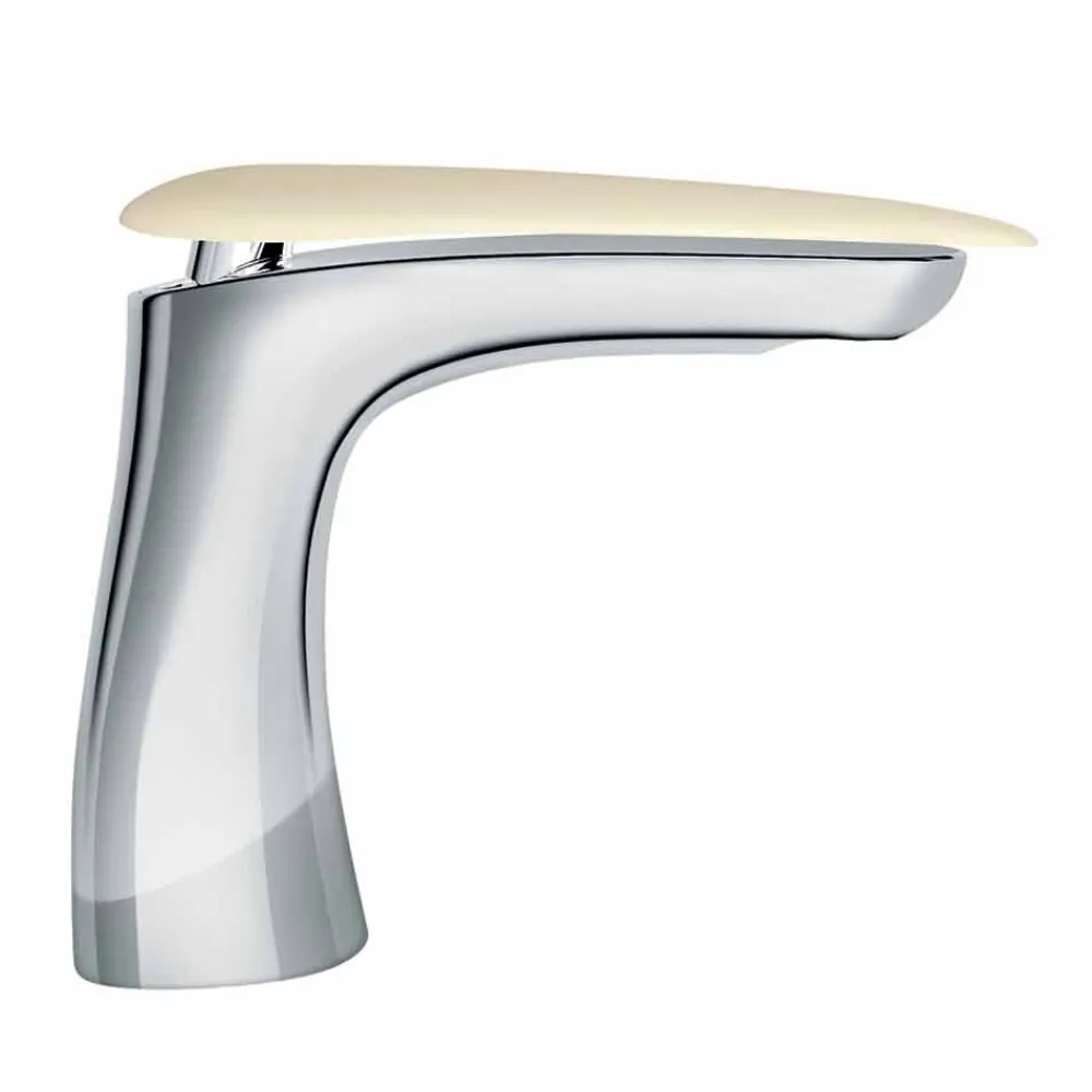 Viadurini Taps Waschbeckenarmaturen-Arbeitsplatte Waschtischmischer aus Messing Made in Italy - Miriade