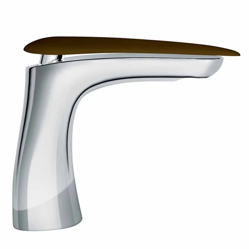 Viadurini Taps Waschbeckenarmaturen-Arbeitsplatte Waschtischmischer aus Messing Made in Italy - Miriade