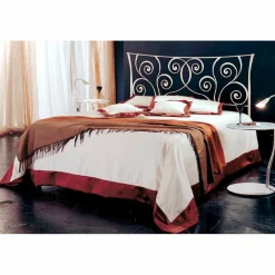 Viadurini Night Design Maßgeschneiderte Möbel|Schmiedeeisen Doppelbetten-Ares Doppelbett aus Schmiedeeisen in Design