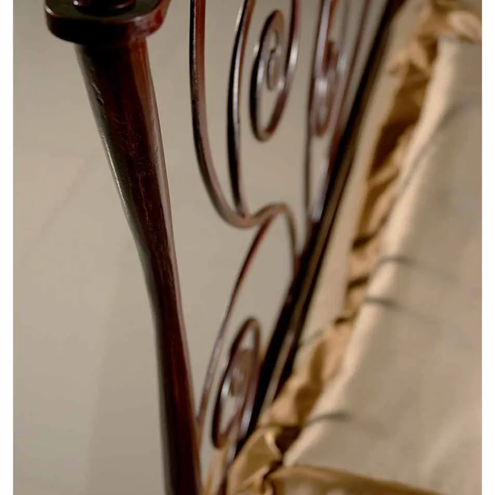 Viadurini Night Design Maßgeschneiderte Möbel|Schmiedeeisen Queen Size Bett-Ares Jugend Queen Size Bett aus Schmiedeeisen in Design