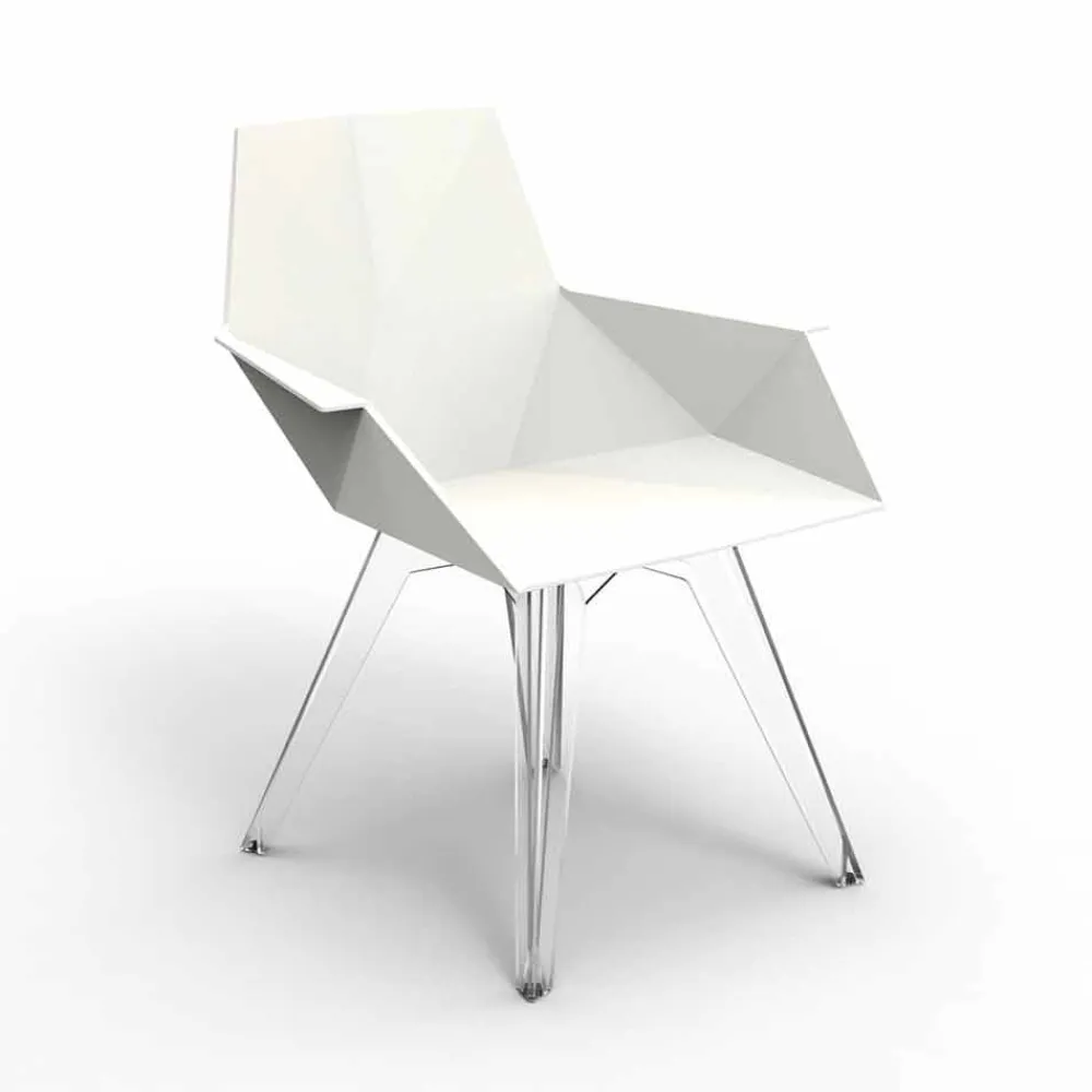 Vondom Sessel Kunststoff-Armchair Faz Kollektion von aus Polypropylen und Polycarbonat, 4 Stück