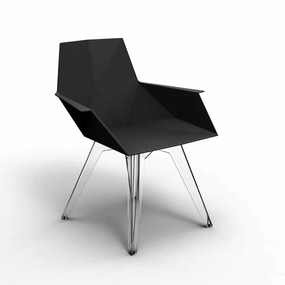 Vondom Sessel Kunststoff-Armchair Faz Kollektion von aus Polypropylen und Polycarbonat, 4 Stück