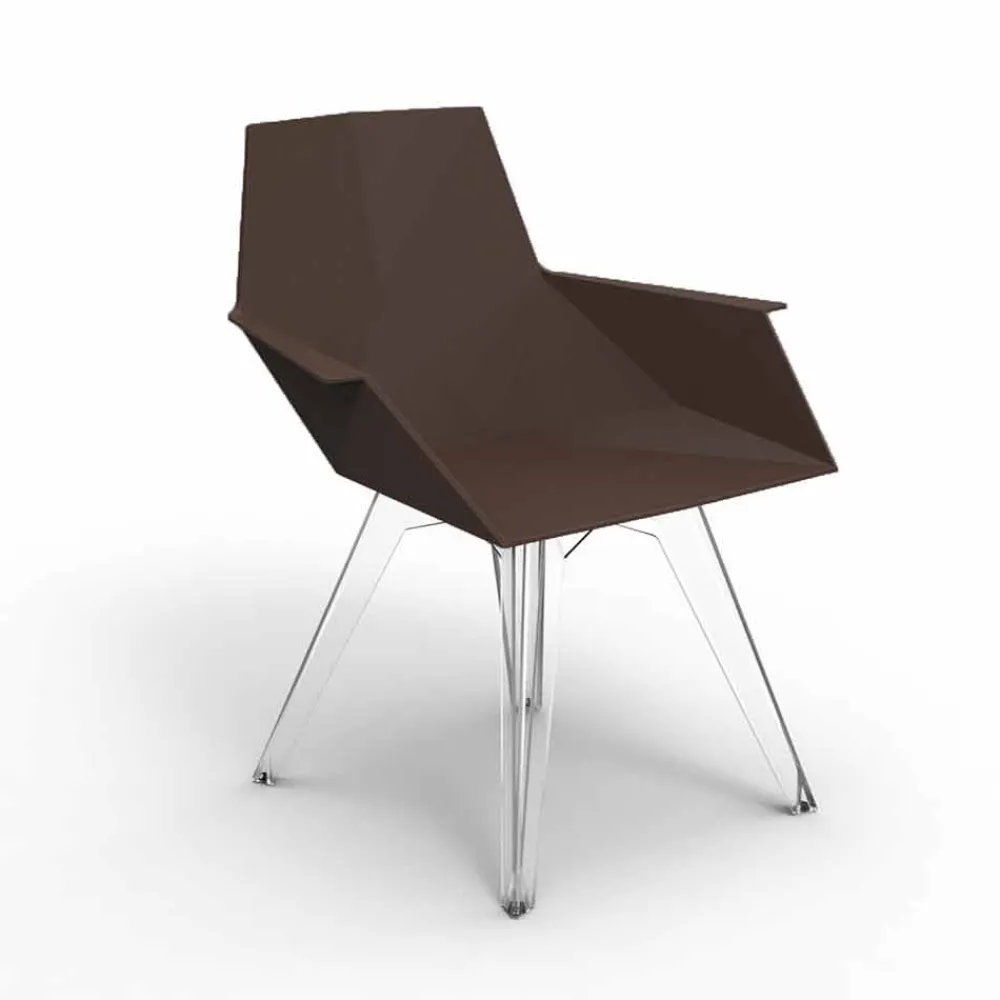 Vondom Sessel Kunststoff-Armchair Faz Kollektion von aus Polypropylen und Polycarbonat, 4 Stück