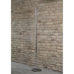 Viadurini Living Garderobenständer-4-armiger Kleiderständer aus Stahl und transparentem Acryl - Gloriano