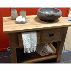 Viadurini Bathroom Steinwaschbecken-Artisan Countertop Washbasin im modernen Fluss-Naturstein - Aurea