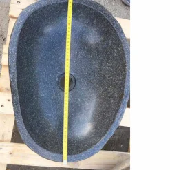 Viadurini Bathroom Steinwaschbecken-Artisan Countertop Washbasin im modernen Fluss-Naturstein - Aurea