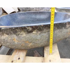 Viadurini Bathroom Steinwaschbecken-Artisan Countertop Washbasin im modernen Fluss-Naturstein - Aurea