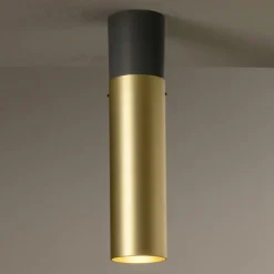 Toscot Moderne Deckenleuchten-Artisan Deckenlampe aus Keramik und Messing Made in Italy - Match