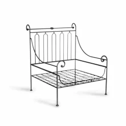 Viadurini in the Garden Garten Lounge Set-Artisan Garden Lounge mit Eisenstruktur Made in Italy - Lisotto