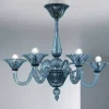 Viadurini Lighting Klassische Kronleuchter-Artisan Glass Kronleuchter mit 5 Lichtern aus Venedig, Made in Italy - Margherita