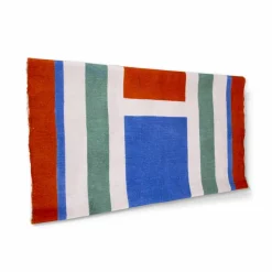 Viadurini by Marchi 1633 Runner-Artisan Hanf Tischläufer Handgemalte italienische Kunst Unikat