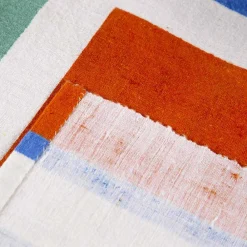 Viadurini by Marchi 1633 Runner-Artisan Hanf Tischläufer Handgemalte italienische Kunst Unikat