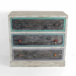 Viadurini Living Kommoden-Artisan Kommode aus Tannenholz mit 3 Schubladen Made in Italy - Monkey