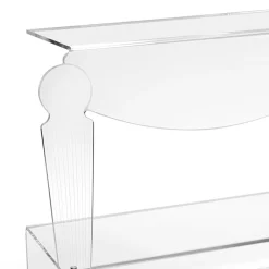 Viadurini Night Design Nachttische-Artisan Nachttisch im klassischen Design aus transparentem Plexiglas - Salino