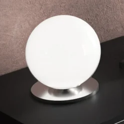 Viadurini Vetro di Venezia Murano Lampen|Moderne Tischlampen-Artisan Tischlampe aus geblasenem weißem venezianischem Glas - Snow