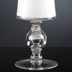 Viadurini Living Deko Vasen-Artisan Vase aus weißem mundgeblasenem Glas oder 24 Karat Gold Made in Italy - Canberra